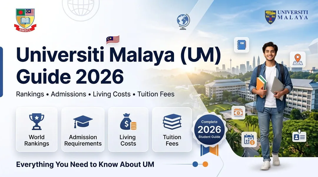 Universiti Malaya (UM) Guide 2026: Ranking, Admissions, Living Costs & Complete Tuition Fees